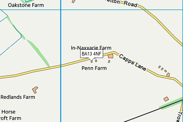 BA13 4NF map - OS VectorMap District (Ordnance Survey)