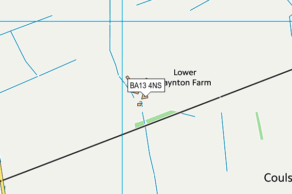 BA13 4NS map - OS VectorMap District (Ordnance Survey)