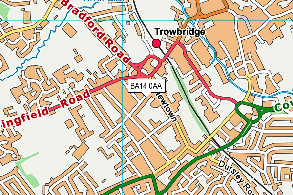 Map of TROWBRIDGE MOTOR SUPPLIES LIMITED at district scale