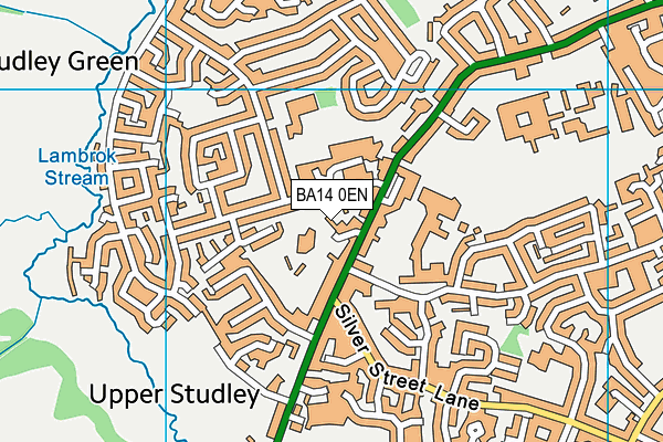 BA14 0EN map - OS VectorMap District (Ordnance Survey)