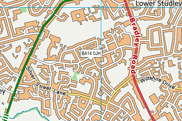 Tlc Trowbridge (Closed) map (BA14 0JH) - OS VectorMap District (Ordnance Survey)