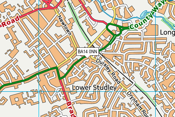 BA14 0NN map - OS VectorMap District (Ordnance Survey)