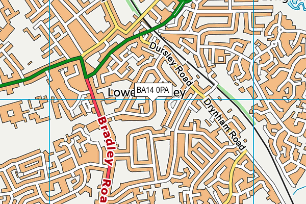 BA14 0PA map - OS VectorMap District (Ordnance Survey)