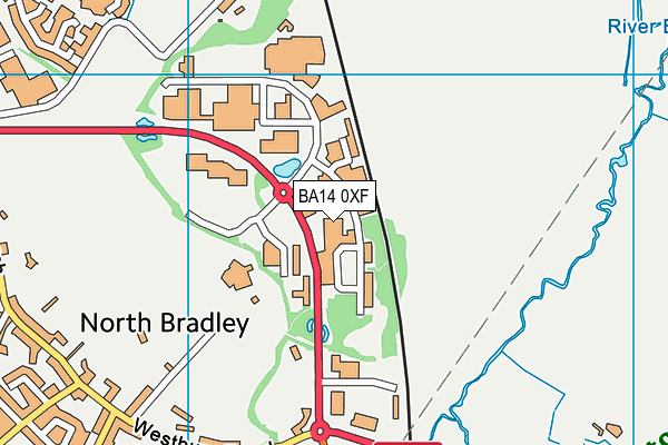 BA14 0XF map - OS VectorMap District (Ordnance Survey)