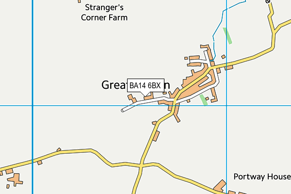 BA14 6BX map - OS VectorMap District (Ordnance Survey)