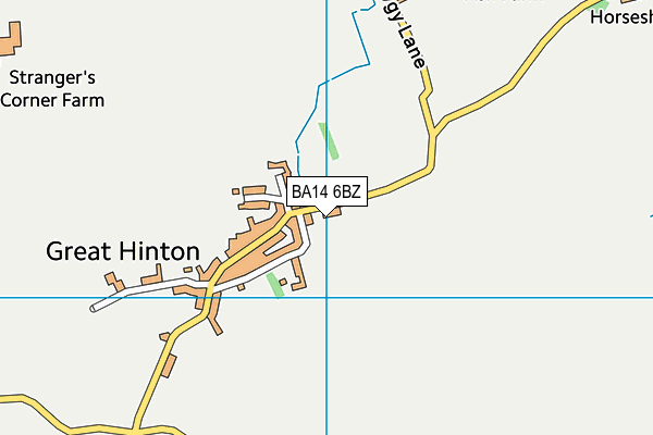 BA14 6BZ map - OS VectorMap District (Ordnance Survey)