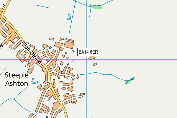 BA14 6ER map - OS VectorMap District (Ordnance Survey)