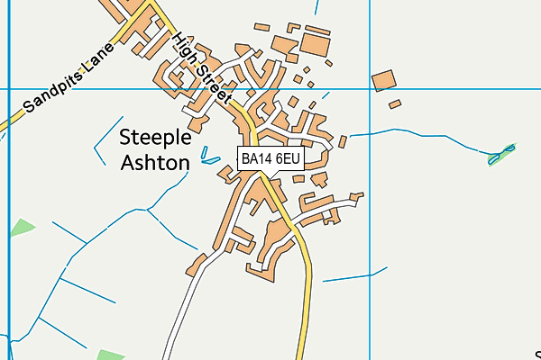 Steeple Ashton St Marys Cofe Va Primary School (Closed) map (BA14 6EU) - OS VectorMap District (Ordnance Survey)