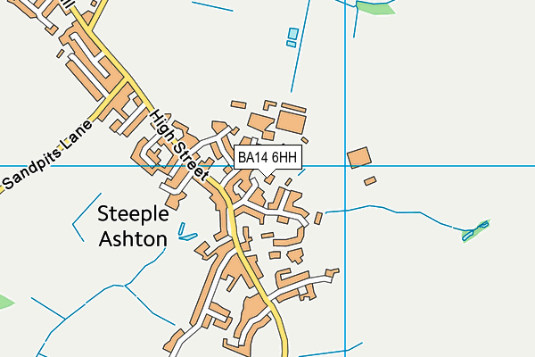 BA14 6HH map - OS VectorMap District (Ordnance Survey)
