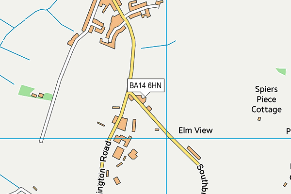 BA14 6HN map - OS VectorMap District (Ordnance Survey)