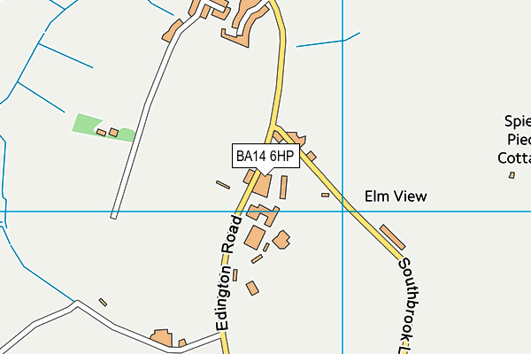 BA14 6HP map - OS VectorMap District (Ordnance Survey)