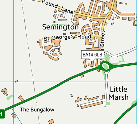 Map of A N HEATING LIMITED at district scale