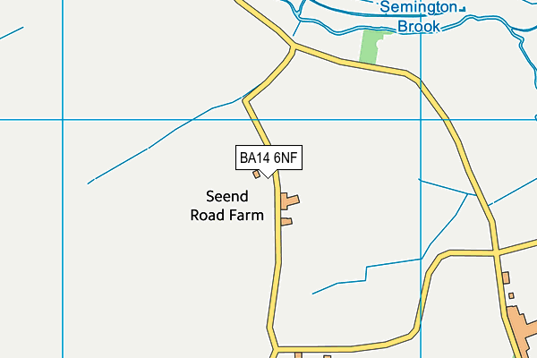 BA14 6NF map - OS VectorMap District (Ordnance Survey)