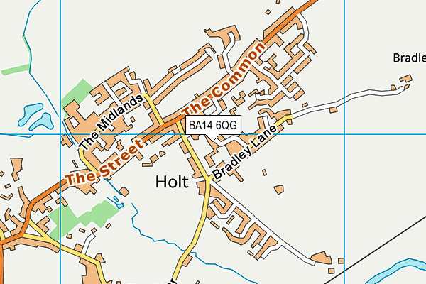 BA14 6QG map - OS VectorMap District (Ordnance Survey)