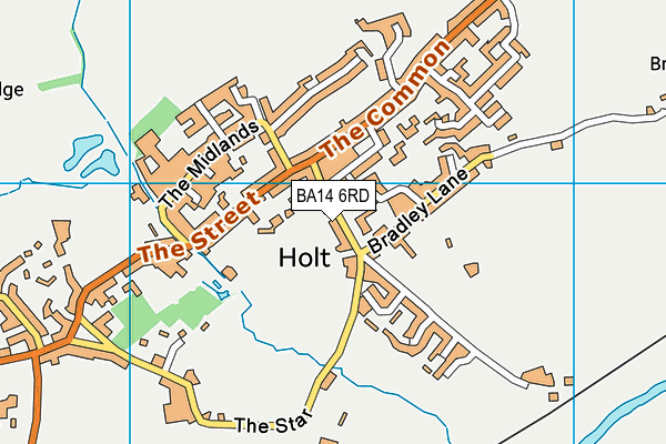 BA14 6RD map - OS VectorMap District (Ordnance Survey)