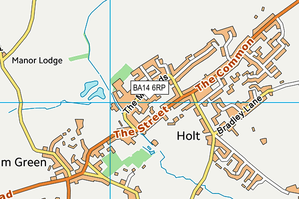 BA14 6RP map - OS VectorMap District (Ordnance Survey)