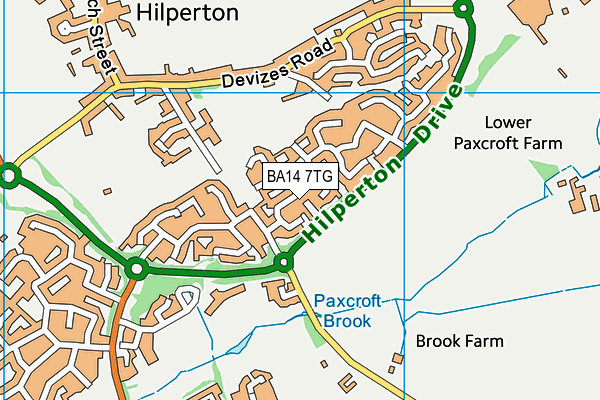 Map of ROSS PIKE HEATING SERVICES LIMITED at district scale