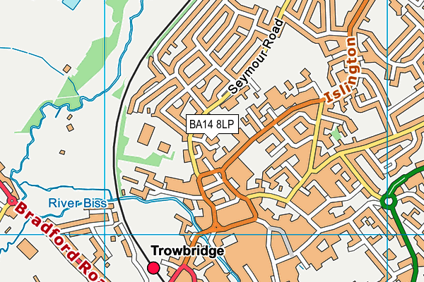 BA14 8LP map - OS VectorMap District (Ordnance Survey)