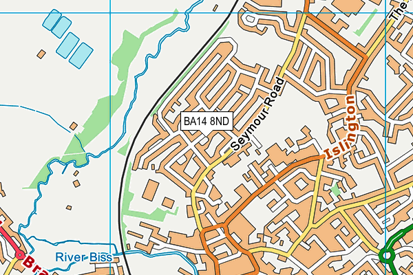 BA14 8ND map - OS VectorMap District (Ordnance Survey)