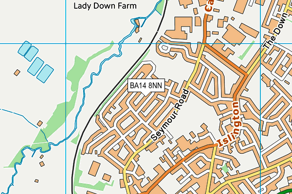 BA14 8NN map - OS VectorMap District (Ordnance Survey)