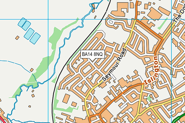 BA14 8NQ map - OS VectorMap District (Ordnance Survey)