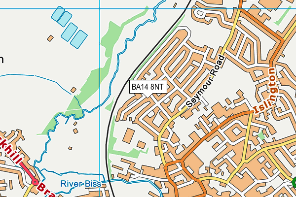 BA14 8NT map - OS VectorMap District (Ordnance Survey)