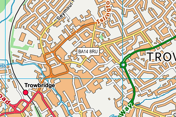 Map of TROWBRIDGE OSTEOPATHIC PRACTICE LIMITED at district scale