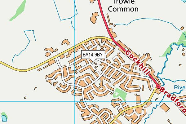 BA14 9BY map - OS VectorMap District (Ordnance Survey)