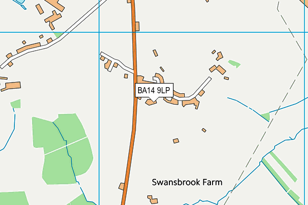 BA14 9LP map - OS VectorMap District (Ordnance Survey)