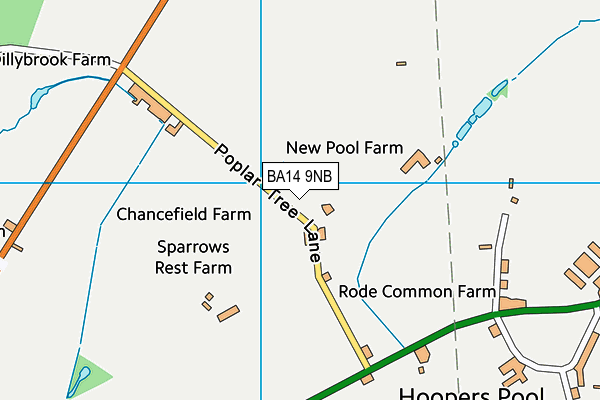 BA14 9NB map - OS VectorMap District (Ordnance Survey)