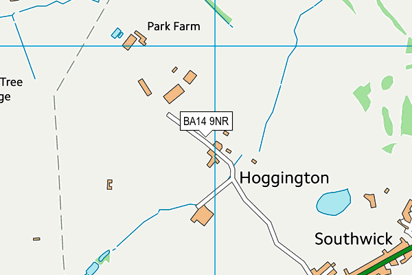 BA14 9NR map - OS VectorMap District (Ordnance Survey)