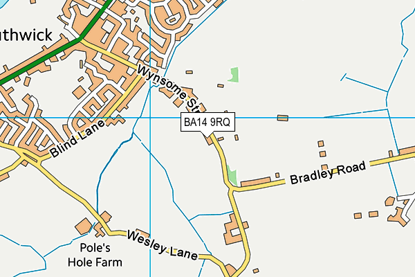 BA14 9RQ map - OS VectorMap District (Ordnance Survey)