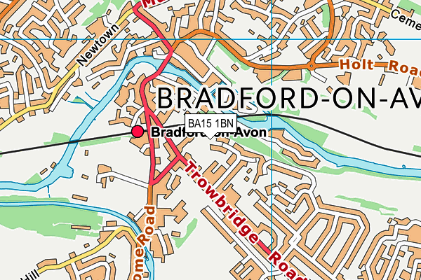 BA15 1BN map - OS VectorMap District (Ordnance Survey)