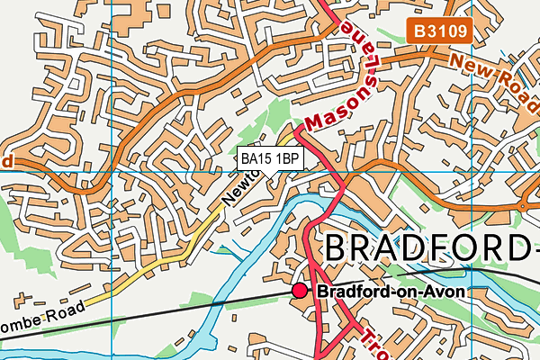BA15 1BP map - OS VectorMap District (Ordnance Survey)