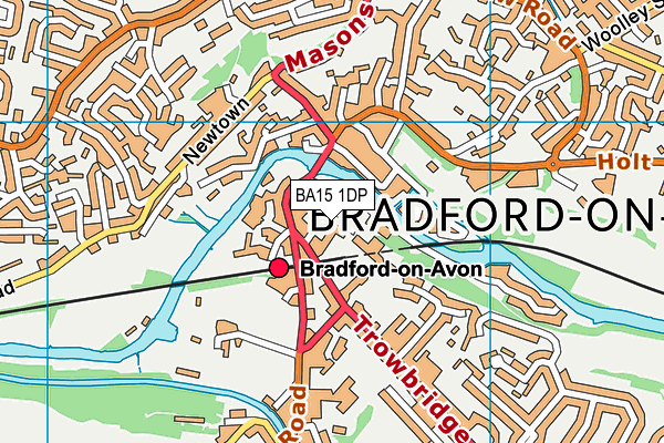 BA15 1DP map - OS VectorMap District (Ordnance Survey)