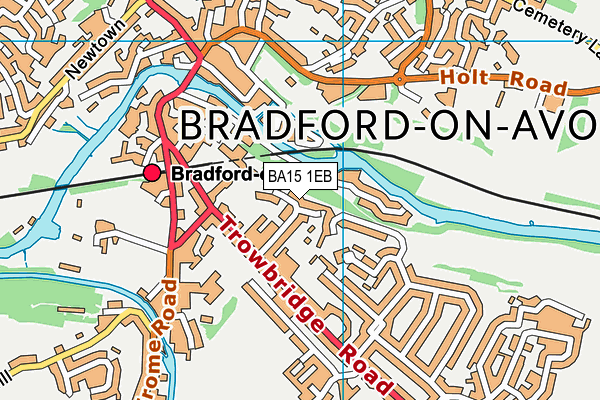 BA15 1EB map - OS VectorMap District (Ordnance Survey)