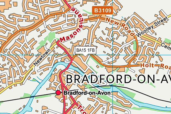 BA15 1FB map - OS VectorMap District (Ordnance Survey)