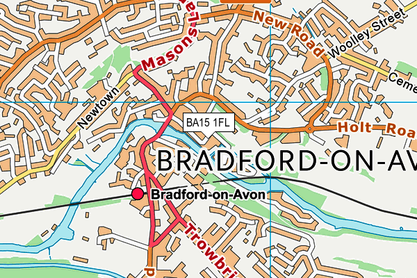 BA15 1FL map - OS VectorMap District (Ordnance Survey)