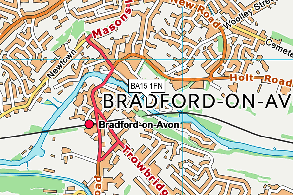 BA15 1FN map - OS VectorMap District (Ordnance Survey)