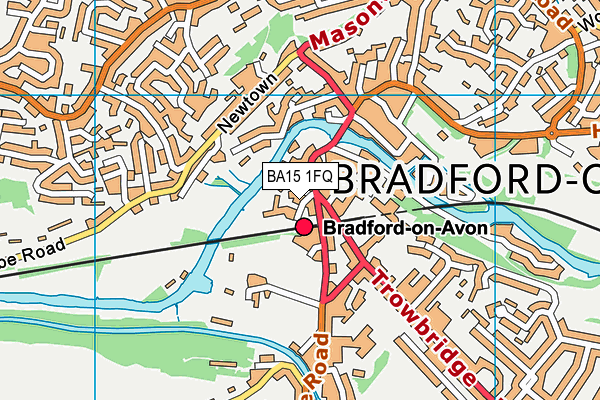 BA15 1FQ map - OS VectorMap District (Ordnance Survey)