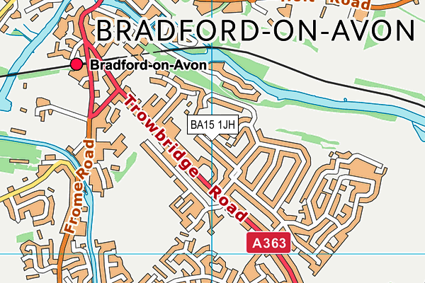 BA15 1JH map - OS VectorMap District (Ordnance Survey)