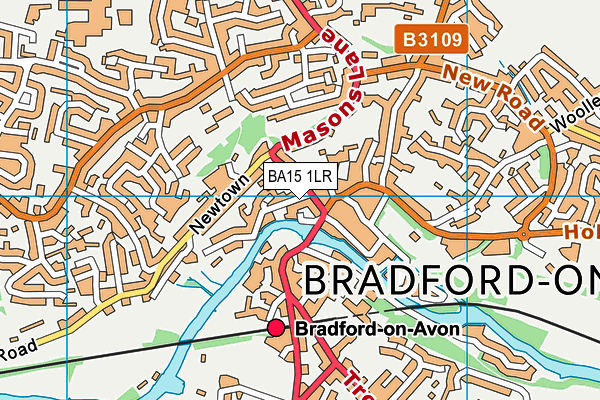 BA15 1LR map - OS VectorMap District (Ordnance Survey)