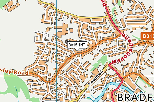 BA15 1NT map - OS VectorMap District (Ordnance Survey)