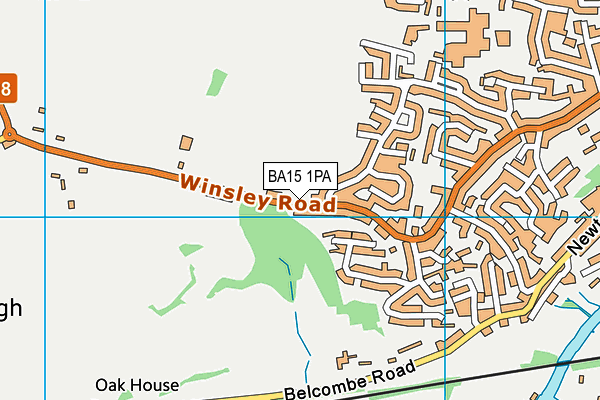 BA15 1PA map - OS VectorMap District (Ordnance Survey)