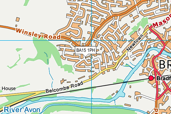 BA15 1PH map - OS VectorMap District (Ordnance Survey)
