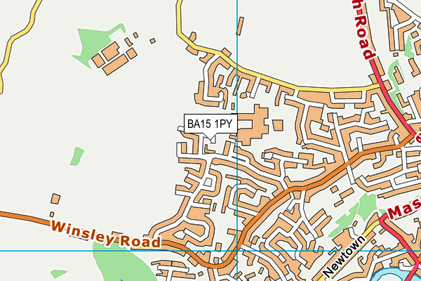 BA15 1PY map - OS VectorMap District (Ordnance Survey)