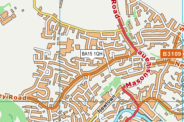 BA15 1QH map - OS VectorMap District (Ordnance Survey)