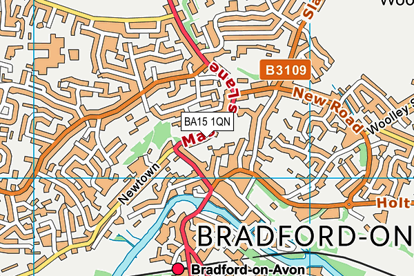 BA15 1QN map - OS VectorMap District (Ordnance Survey)