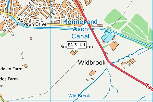 BA15 1UH map - OS VectorMap District (Ordnance Survey)