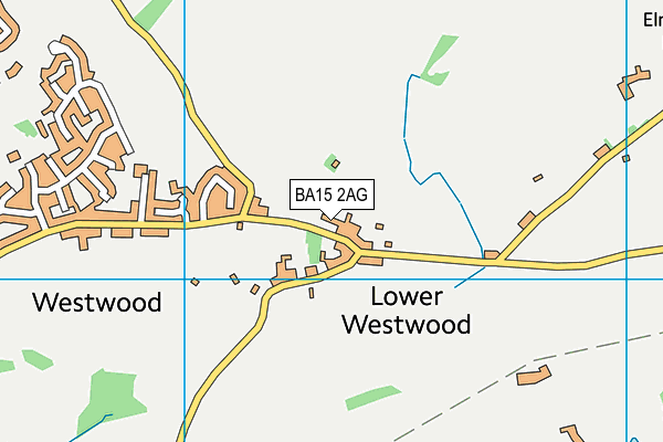 BA15 2AG map - OS VectorMap District (Ordnance Survey)